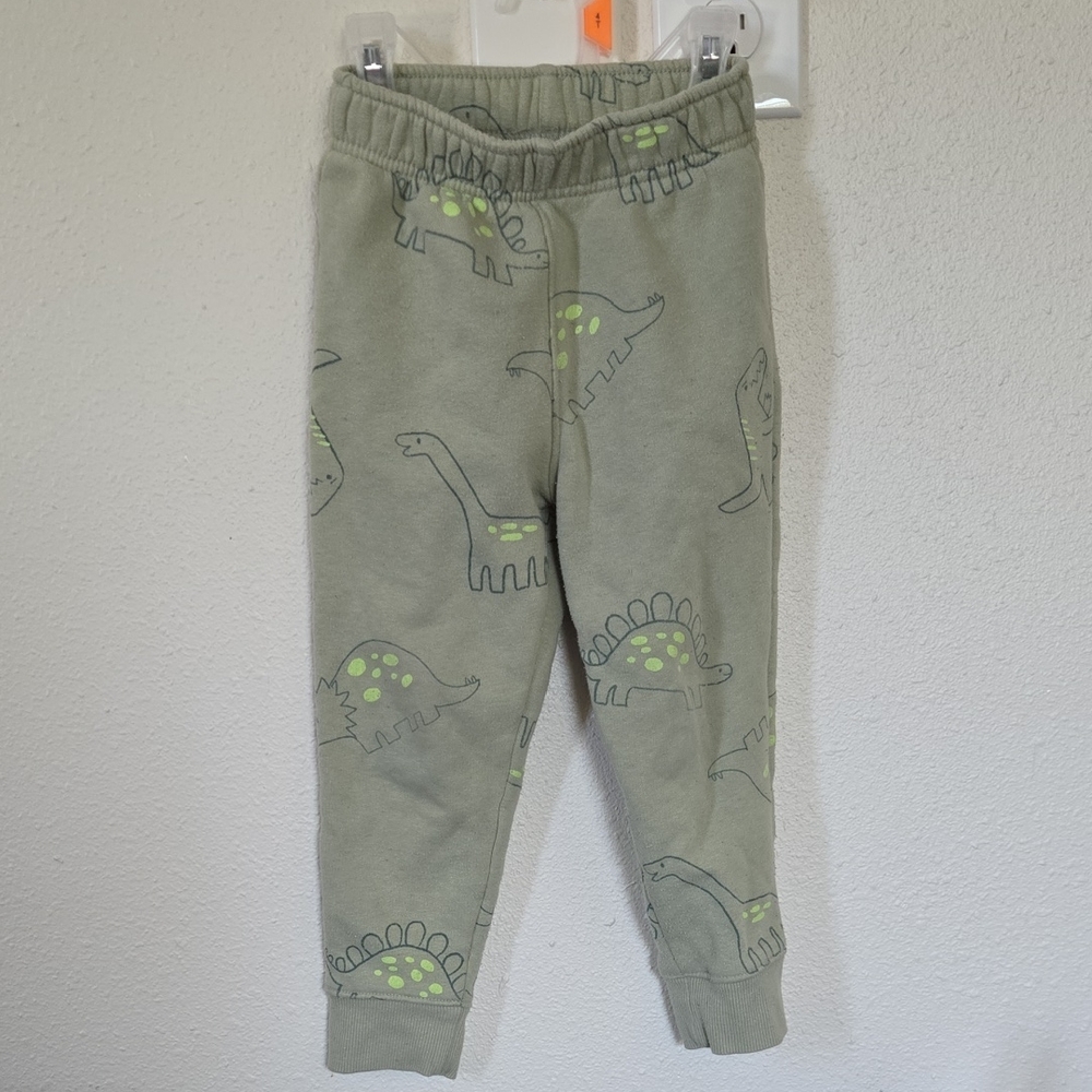 Cat & Jack Kids Dinosaur Joggers Cute And Warm💚